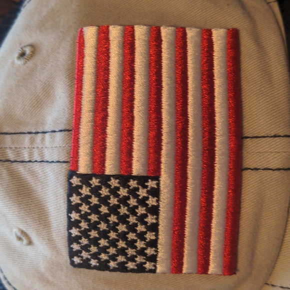 NWT '47 Brand American Flag Grey and Navy Baseball Hat Cap USA - Picture 2 of 8